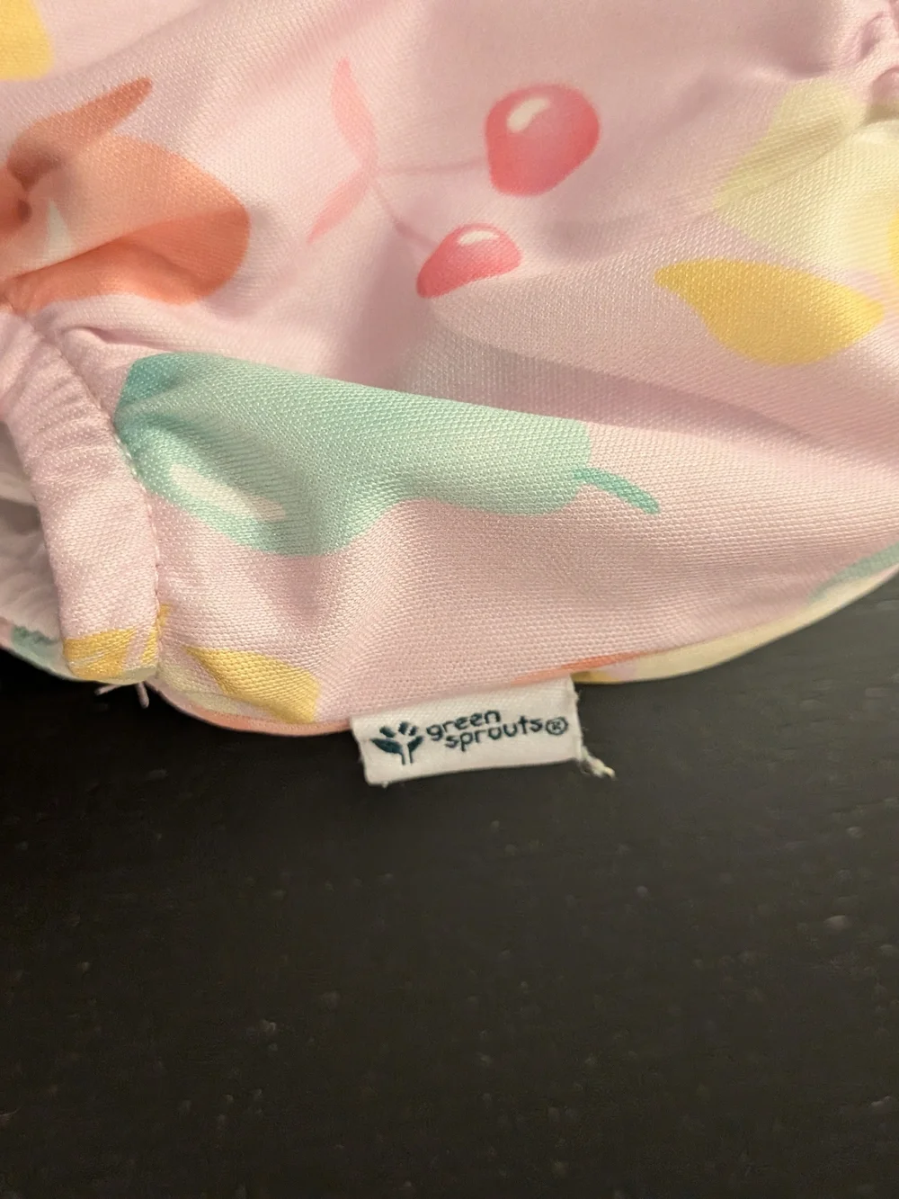 Pink Pastel Fruit-Print Kids Swim Coverup